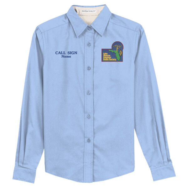 LMARS - Women's Long Sleeve Button Down Shirt Thumbnail