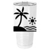 Sublimatable Polar Camel 30 oz. White Vacuum Insulated Tumbler w/Lid-bsai Thumbnail