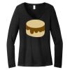 Women's Long Sleeve V Neck Tee Thumbnail