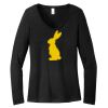 Women's Long Sleeve V Neck Tee Thumbnail