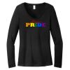Women's Long Sleeve V Neck Tee Thumbnail