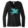 Women's Long Sleeve V Neck Tee Thumbnail